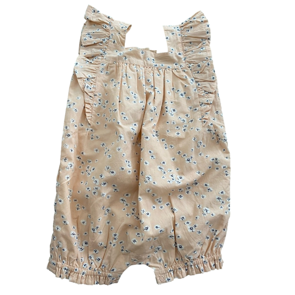 Nordstrom baby romper pink 12 months 🍼 ruffles